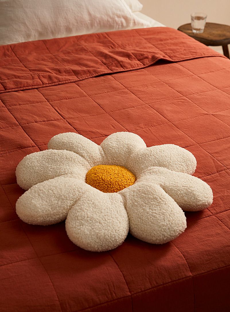Coussin Fleur Décoratif "Tatami"