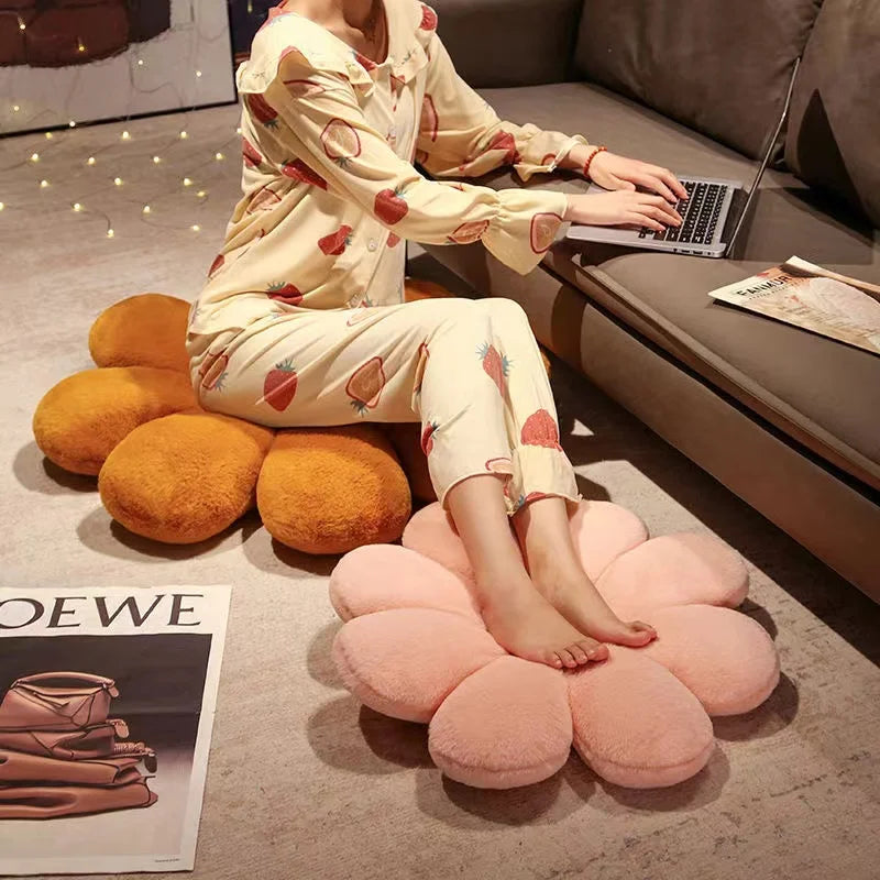 Coussin Fleur Décoratif "Tatami"