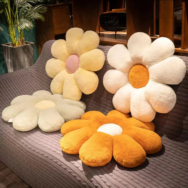Coussin Fleur Décoratif "Tatami"